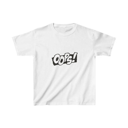 Çocuk Baskılı T-Shirt - Beyaz