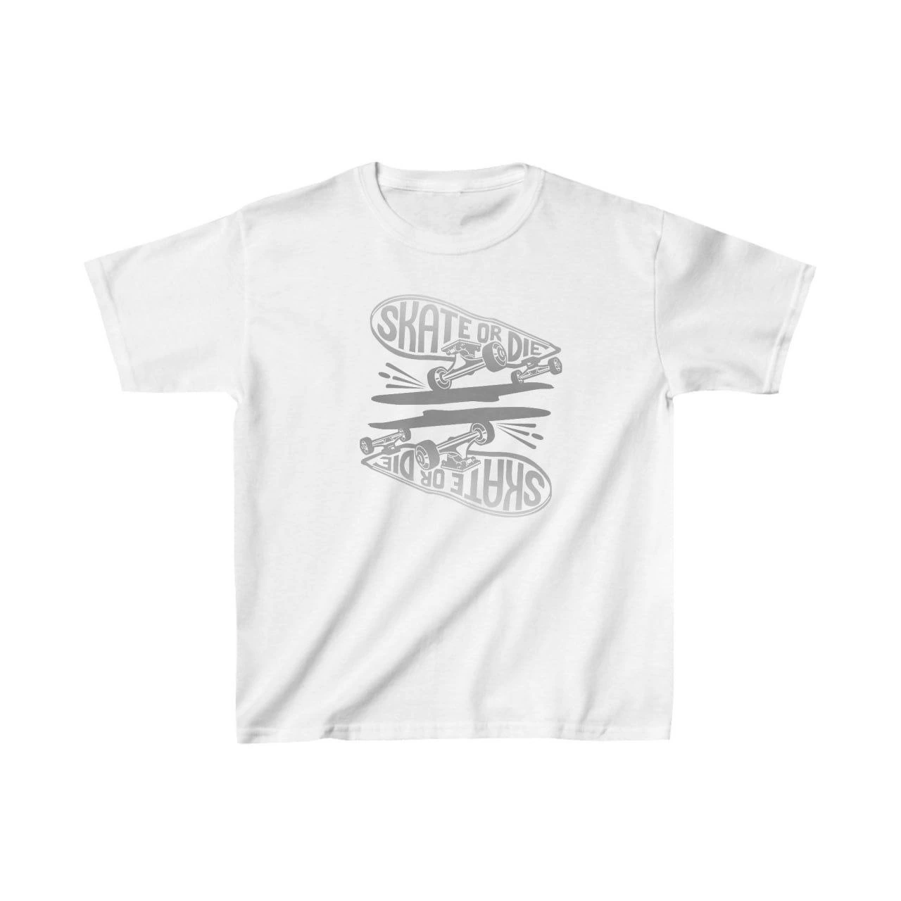 Çocuk Baskılı T-Shirt - Beyaz
