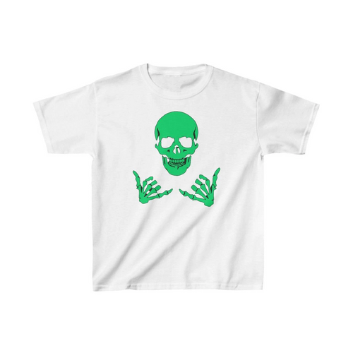 Çocuk Baskılı T-Shirt - Beyaz
