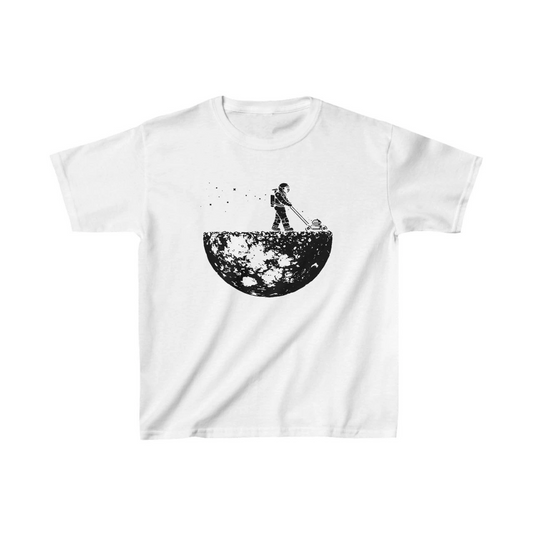 Çocuk Baskılı T-Shirt - Beyaz
