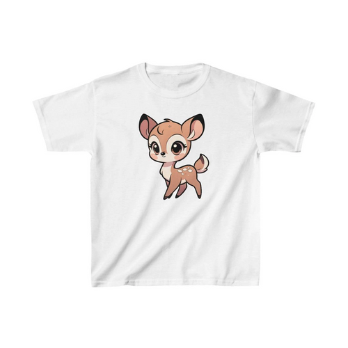 Çocuk Baskılı T-Shirt - Beyaz
