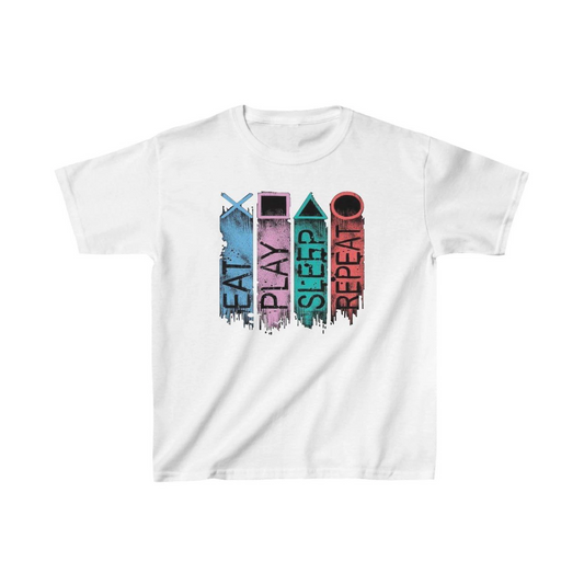 Çocuk Baskılı T-Shirt - Beyaz