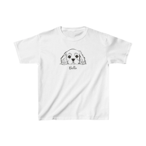 Çocuk Baskılı T-Shirt - Beyaz