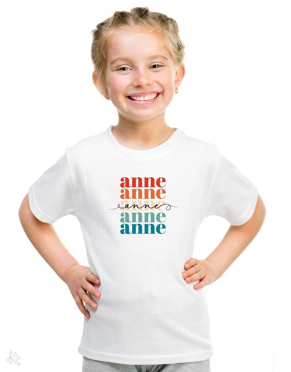 Çocuk Baskılı T-Shirt - Beyaz