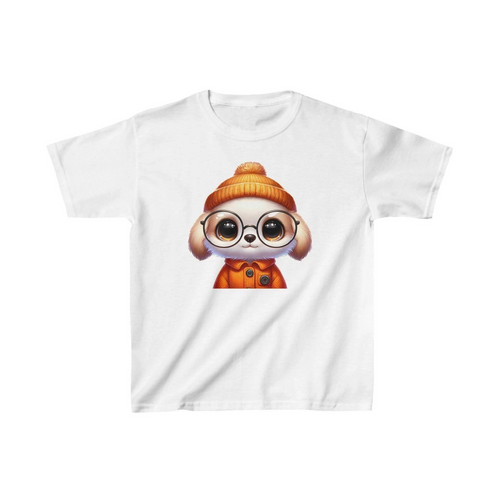 Çocuk Baskılı T-Shirt - Beyaz