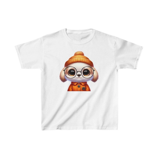 Çocuk Baskılı T-Shirt - Beyaz