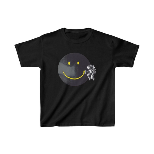 Baskılı T-Shirt - Siyah -