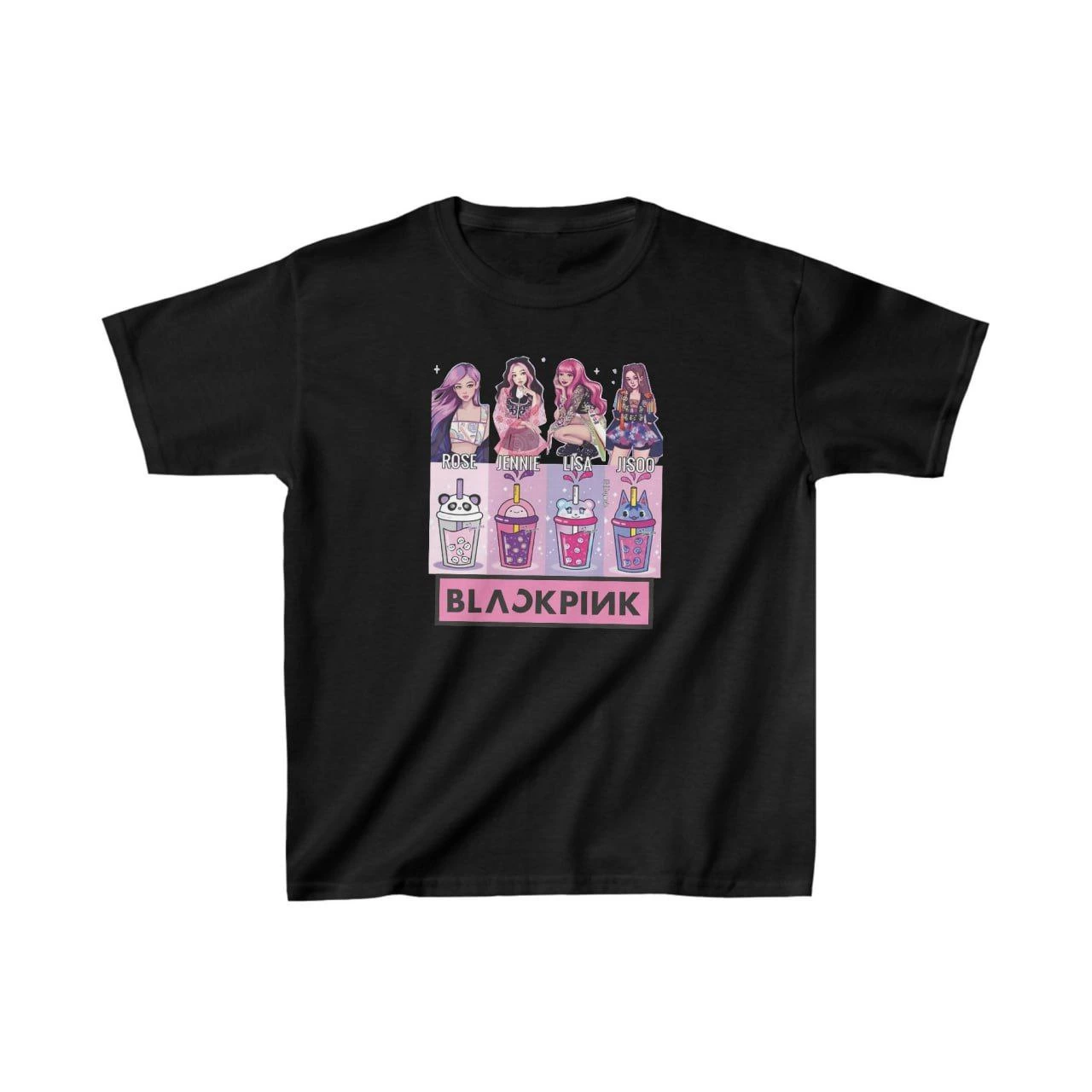 Baskılı T-Shirt - Siyah -