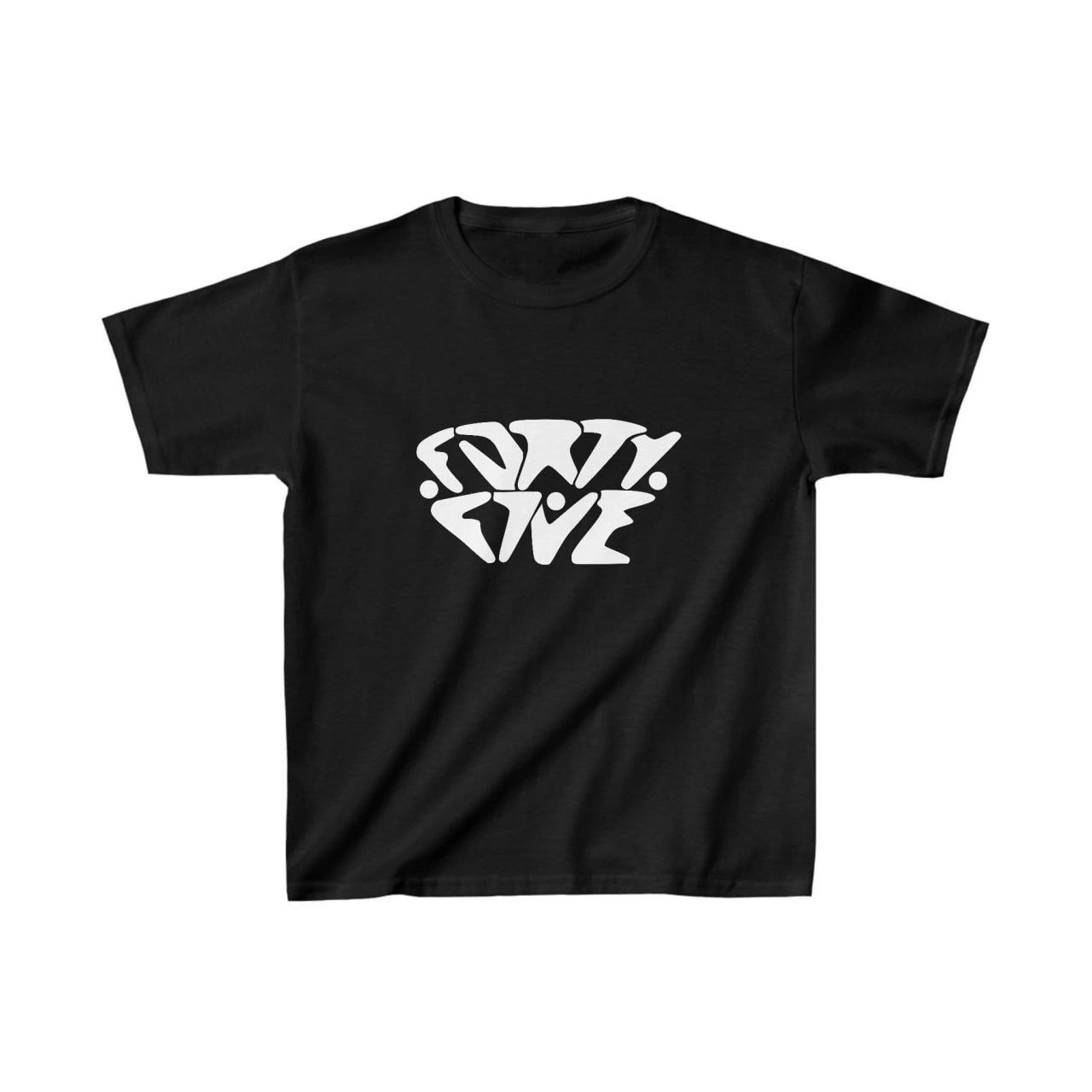 Baskılı T-Shirt - Siyah -