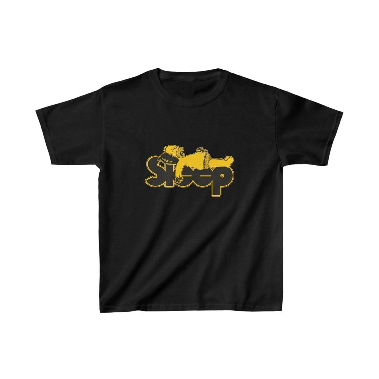 Baskılı T-Shirt - Siyah -