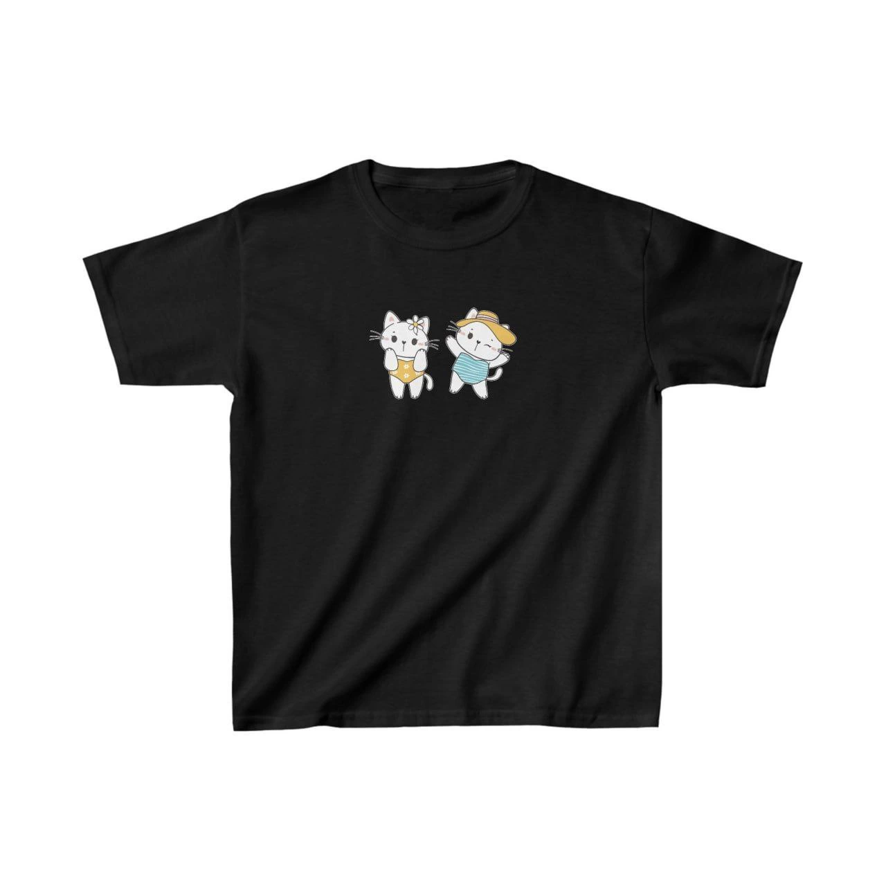 Baskılı T-Shirt - Siyah -