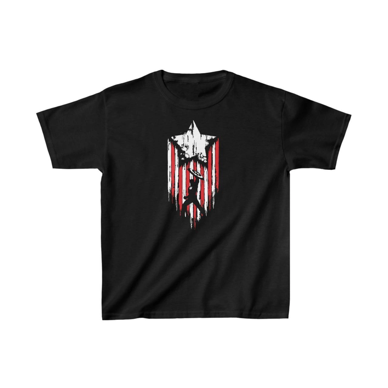 Baskılı T-Shirt - Siyah -