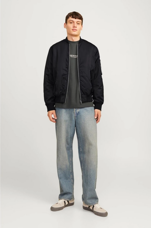 Siyah Bomber Mont  Siyah -
