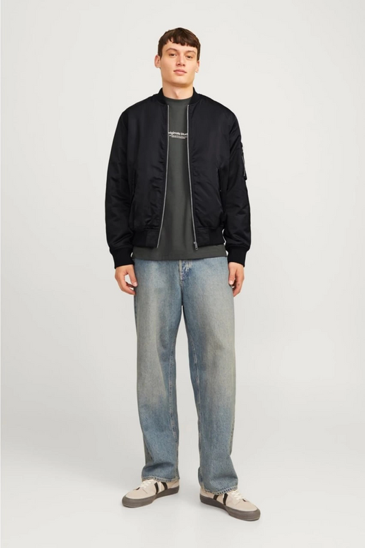 Siyah Bomber Mont  Siyah -