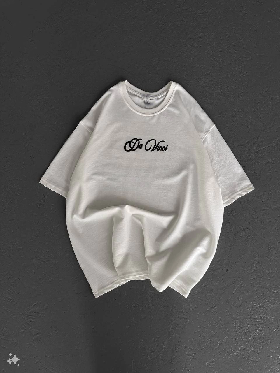 Baskılı Oversize T-Shirt - Beyaz -