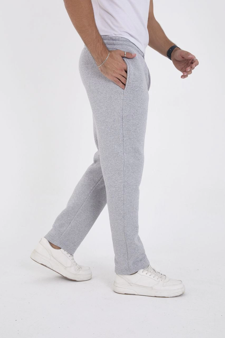 Üç İplik Basic Eşofman Pantolon - Gri