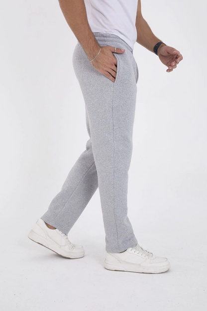 Üç İplik Basic Eşofman Pantolon - Gri