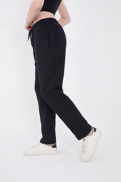 Üç İplik Basic Eşofman Pantolon - Lacivert -