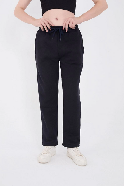 Üç İplik Basic Eşofman Pantolon - Lacivert -